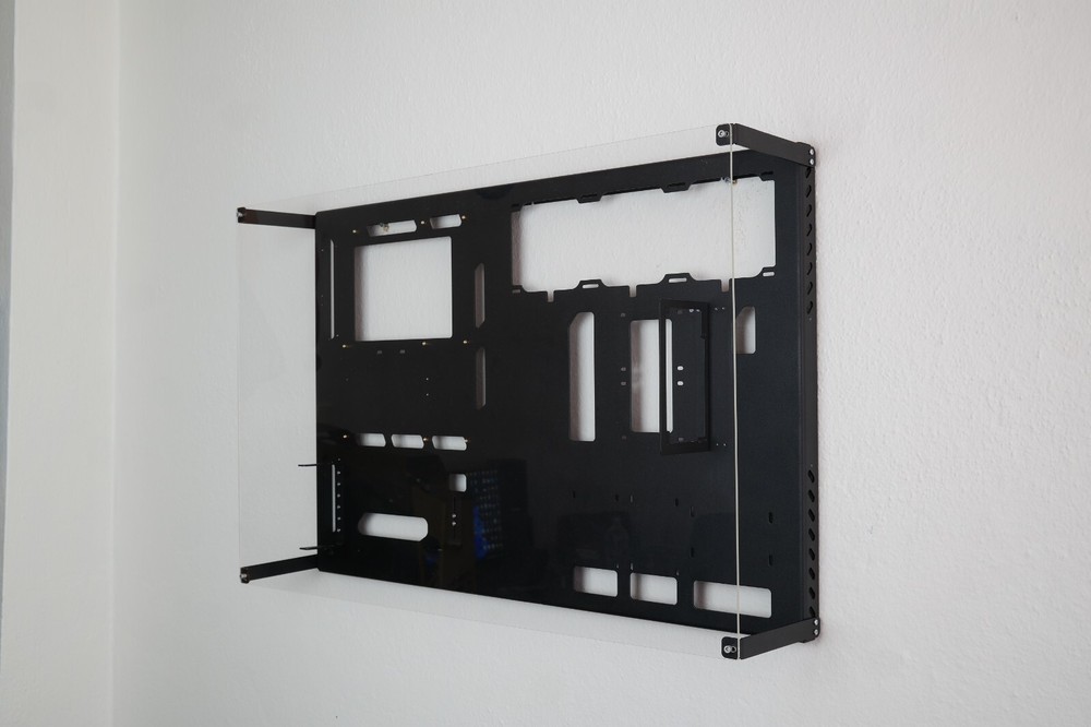 ABKCase Wall Computer Case, Computer Wall Mount,Premium Wall-Mountable Computer