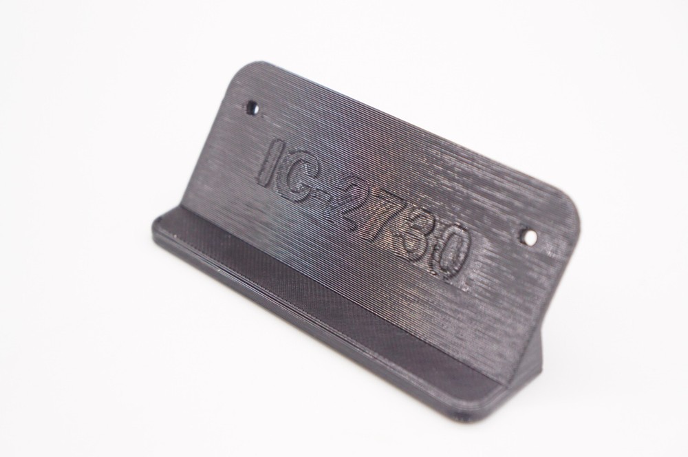 Custom Angled Desk Stand for Icom IC-2730 Control Panel