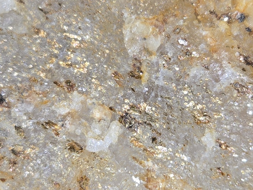 Gold Ore specimen from King Solomon Lode 5. Gold silver quartz
