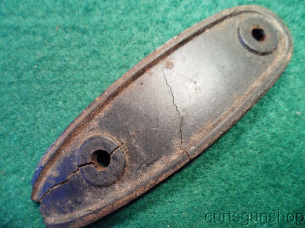 VINTAGE RIMFIRE .22 RIFLE COMPOSITE BUTT PLATE