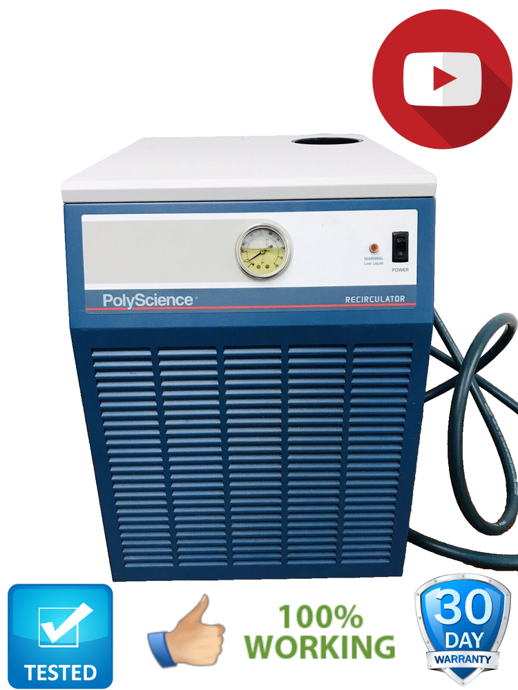 PolyScience Recirculator 3370 3370TBE11B Liquid to Air Cooler Tested Working