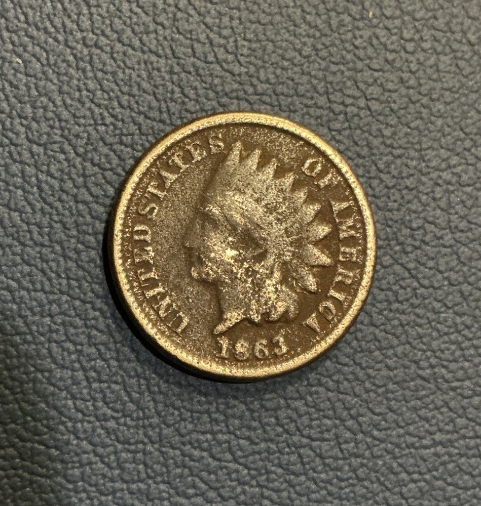 1863 Indian Head Penny – Early Copper Cent