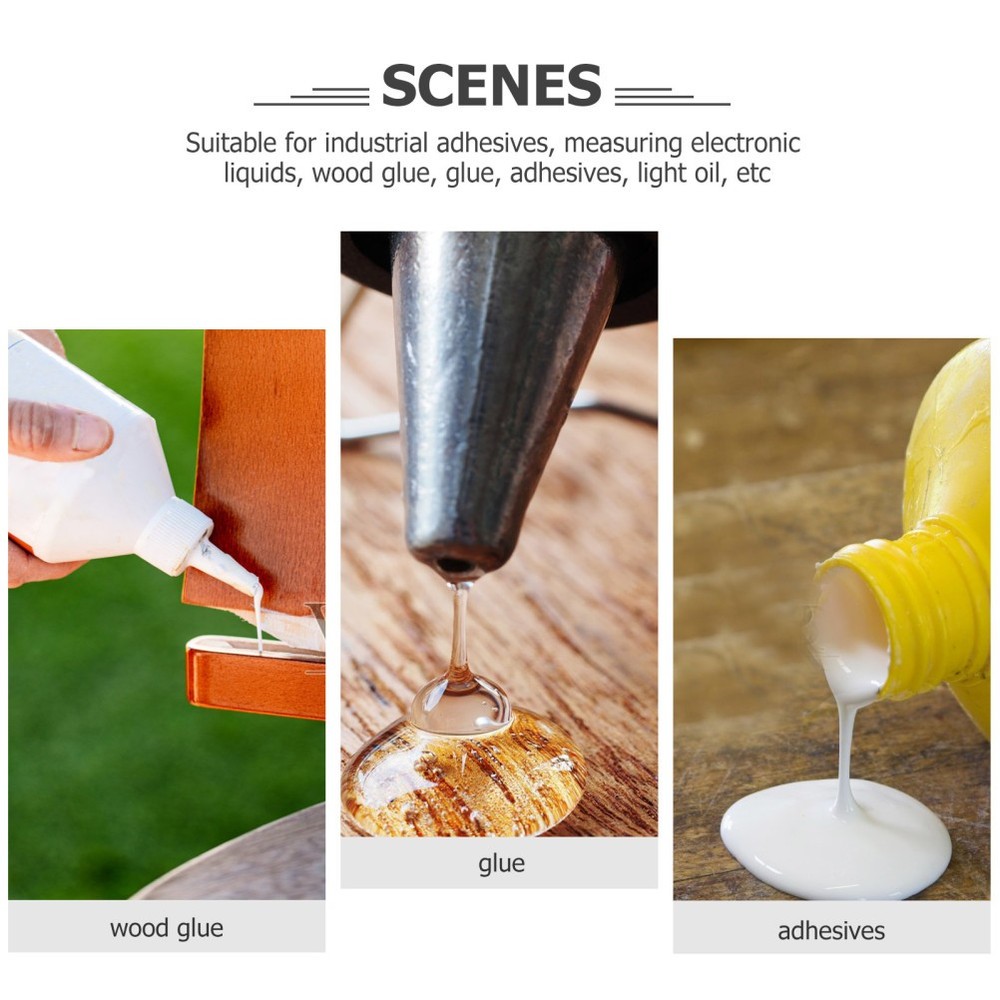 Set of Bottles Applicator Dispensing with Needle Tip Tips Fine Squeeze