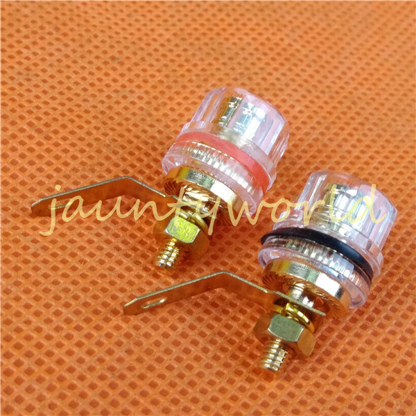 2PC Speaker Terminal AMP Banana Jack Binding Post