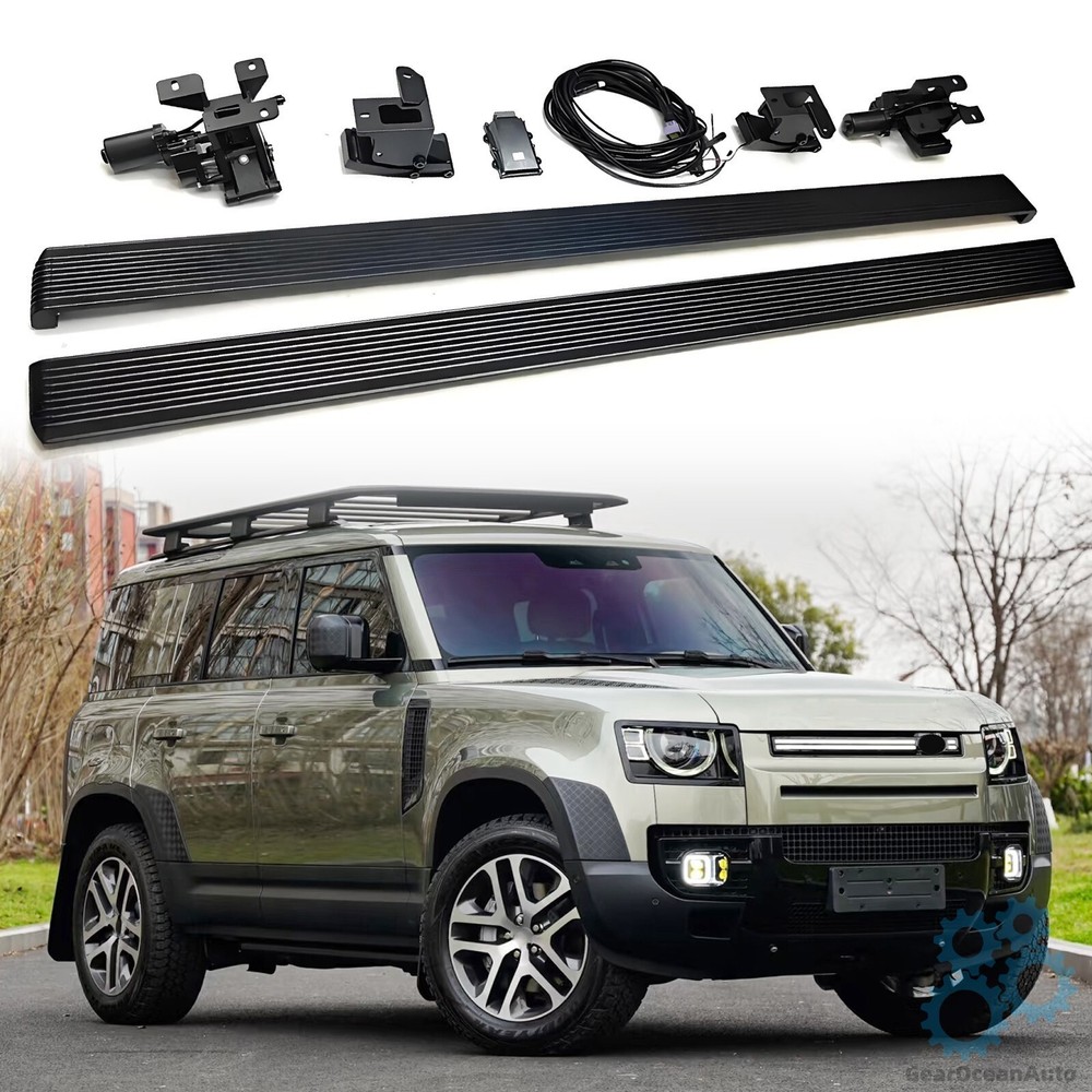 Deployable Electric Running Board Side Step Fits for LR Defender 110 2020-2025