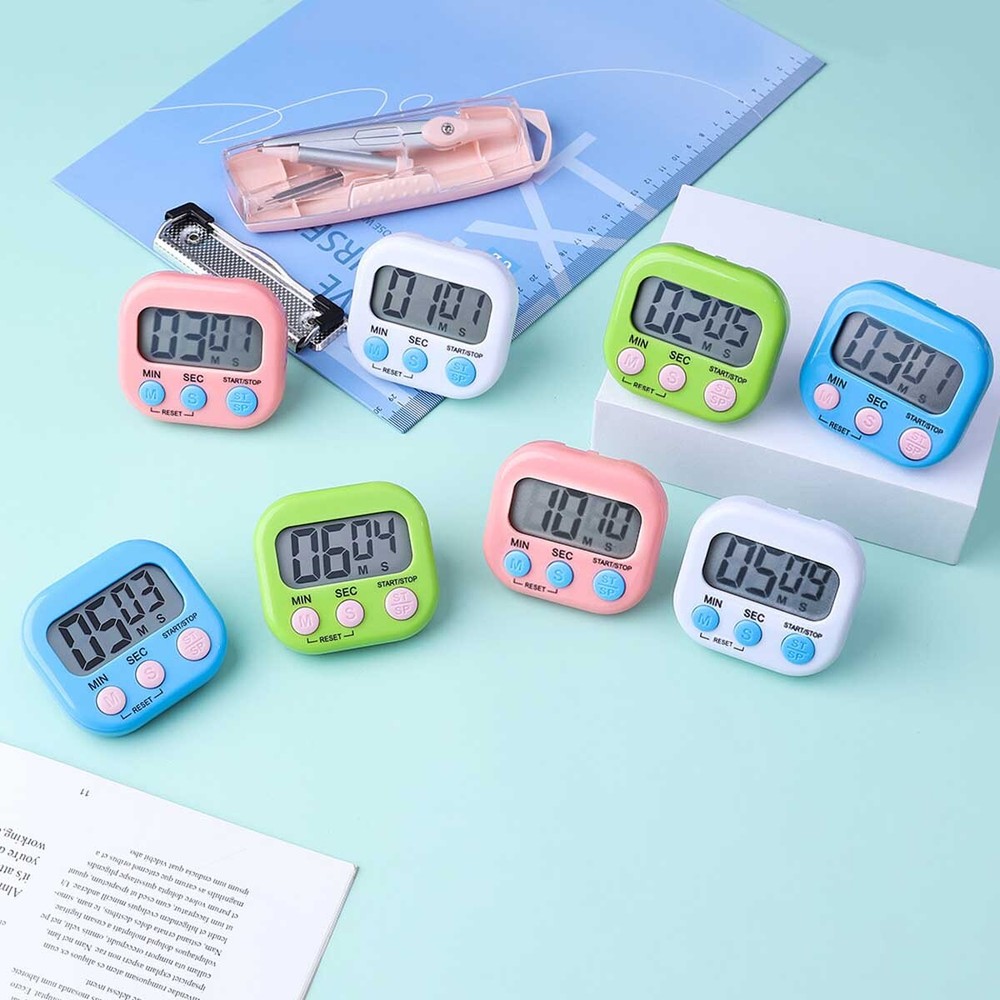 1-8 pcs Timer for Kitchen Study Work Exercise Training, Outdoor