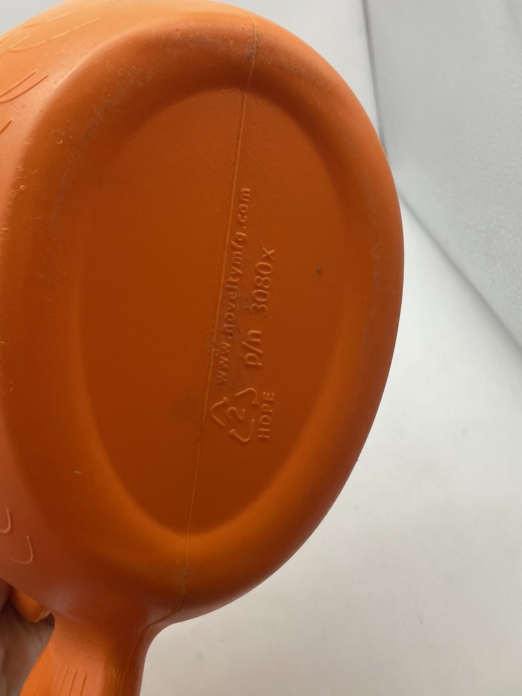 Novelty Plastic Fish Watering Can Orange