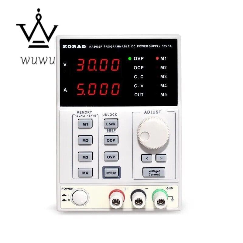 Programmable Precision Variable Adjustable Linear Digital Lab DC Power Supply