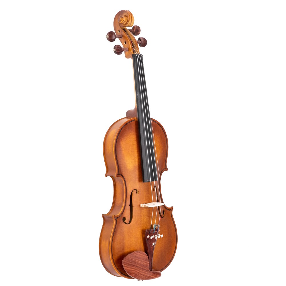 4/4 Spruce Violin Set, Matte Natural, with Case & Accessories