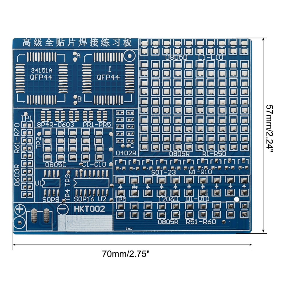 Soldering Practice Board, 3 Set Electronics Kit Prototype PCB Board DIY , 5V