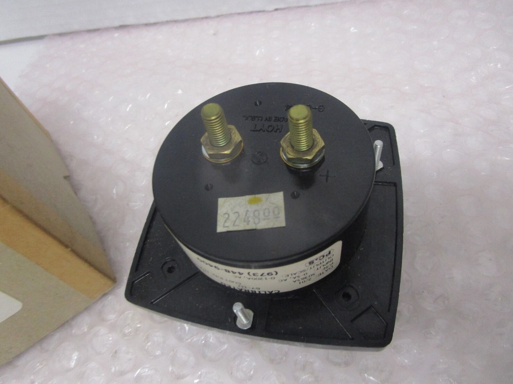 GE PANEL METER A-C AMPERES (NEW)
