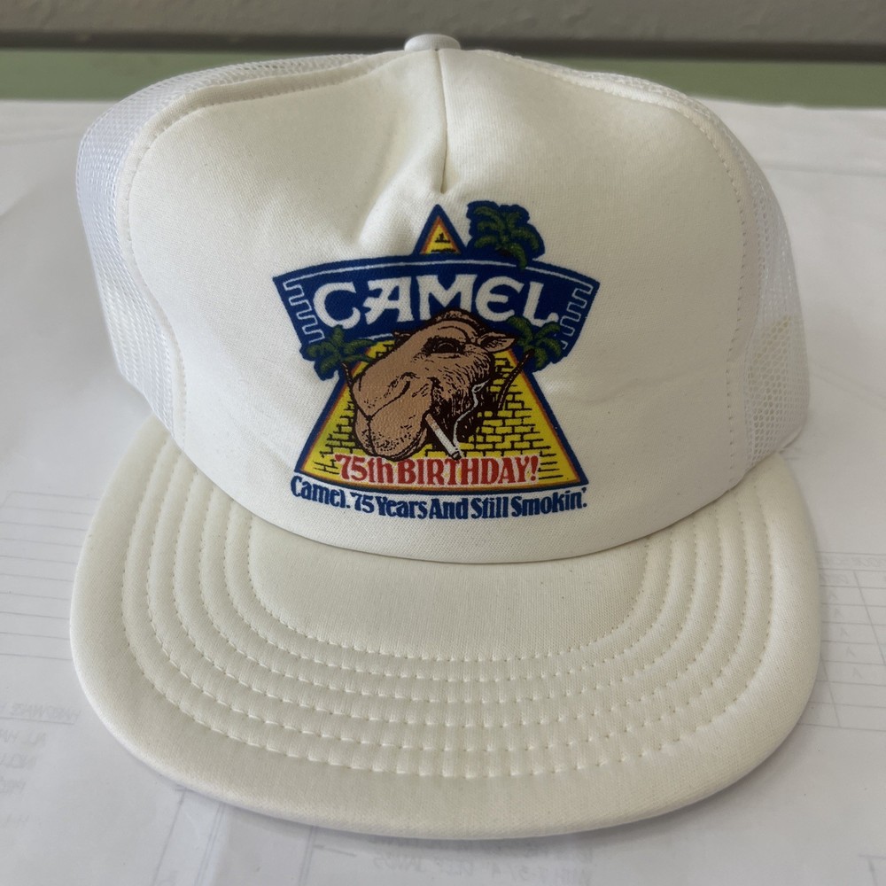 Vintage Camel Cigarettes 75th Birthday Hat Unused