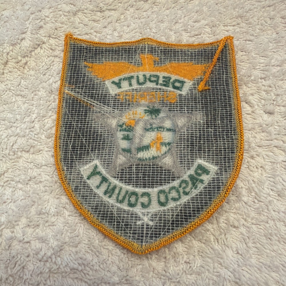 Pasco County Sheriff’s Office Florida DEPUTY patch - Vintage