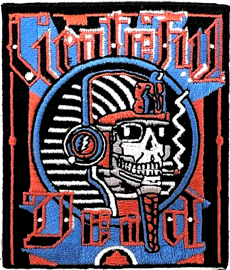 Grateful Dead Embroidered Rock Iron on Patch Applique