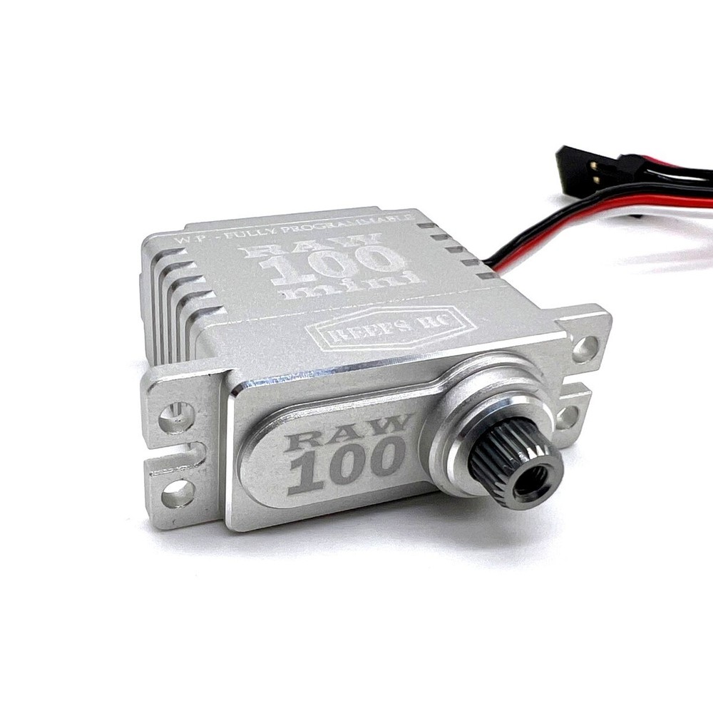 REEFs RC RAW 100 SILVER MINI High Torque+Speed Waterproof Servo PROGRAMMABLE 134