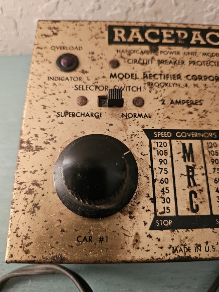 Vintage Model Rectifier Corp RacePack Power Unit Model 360-Works