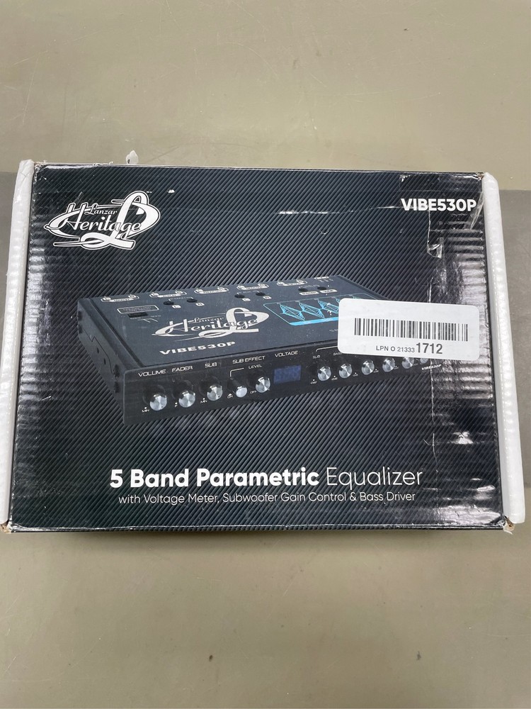 Lanzar VIBE530P 5 Band Equalizer With Voltage Meter