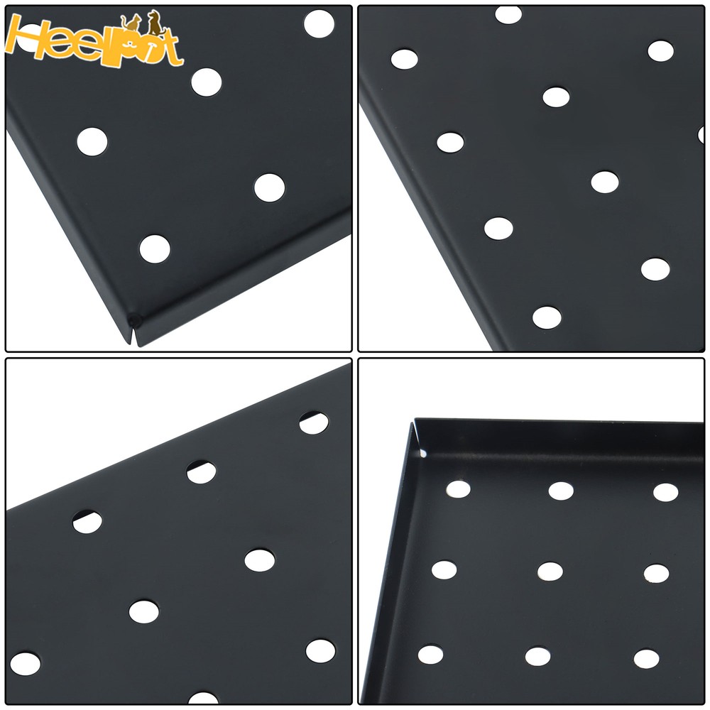 4 Pcs 12"×12" Square Metal Pegboard Panel Wall Organizer Panel Storage Hanger