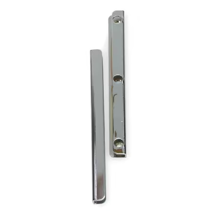 Interlocking Latch Guard, Chrome, Steel, 7"L X 5/8"W, 2Mdh4