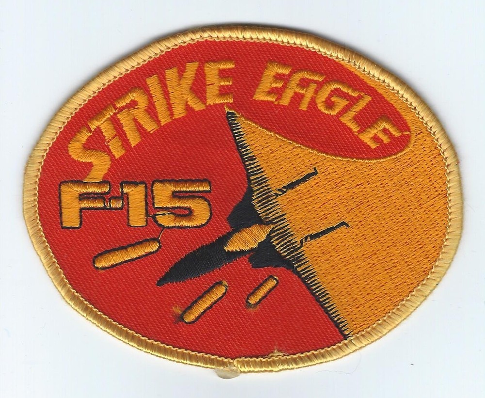 80's F-15 STRIKE EAGLE patch