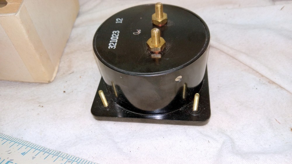 Vintage NOS Triplett 0-50 VAC Panel Meter tested good