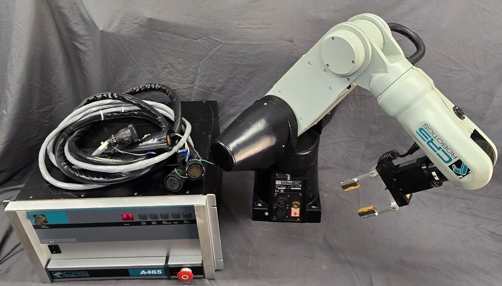 CRS Robotics A465 Robot Arm, A465 Controller, Cables, *AS IS*