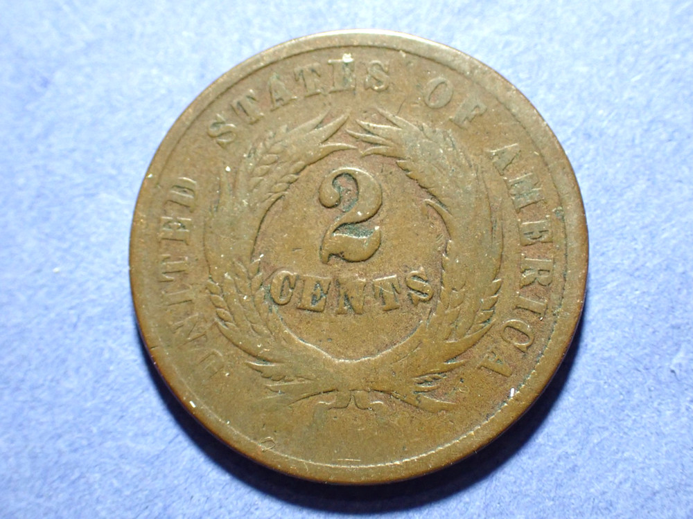 1864 Two Cent Good