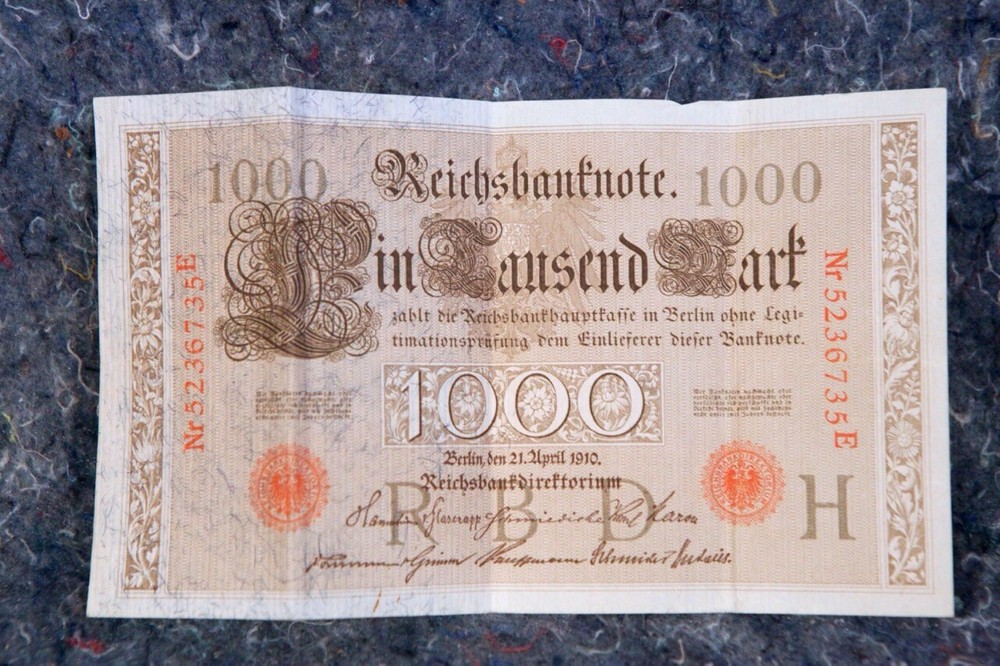 Vintage German Currency, WWII era, Marks, Notes and Coins