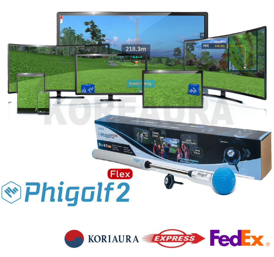 Phigolf 2 Flex Home Smart Screen Golf Simulator Swing Trainer WGT E6 PHG-200 -