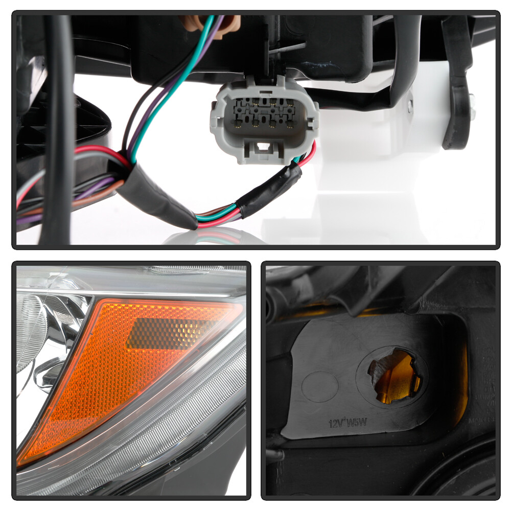 2016-2019 Sentra Halogen Headlight Headlamp w/Bulb Replacement Left Driver Side