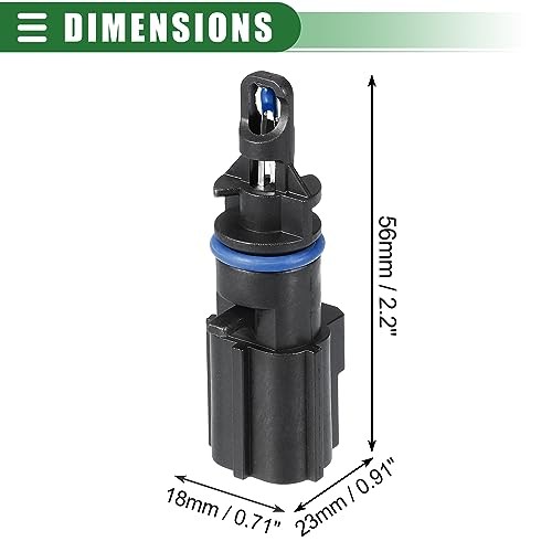 Car Air Intake Charge Temperature Sensor, for Ram 1500 2011-2013, Plastic,