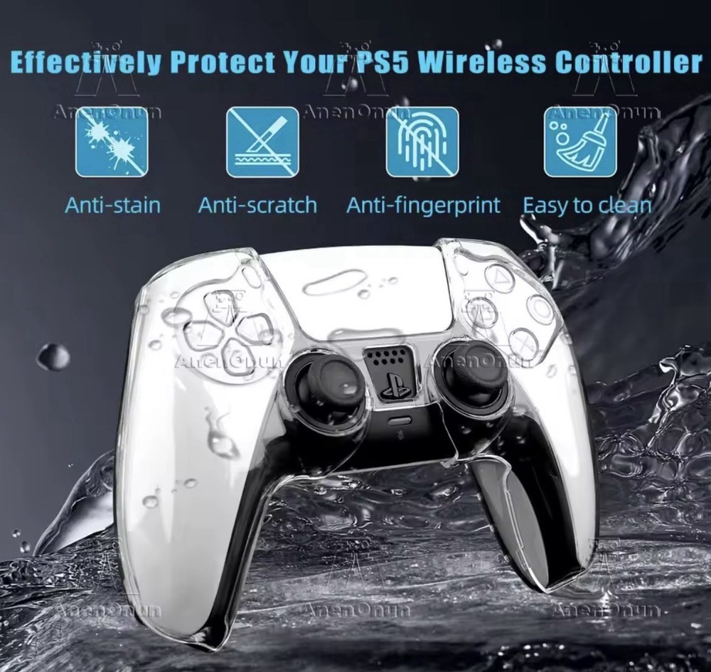 Playstation PS5 Controller Full Case Shell Protective Anti-scratch Hard Cover