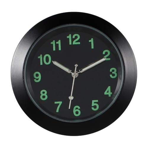 Mini Car Dashboard Clock Luminous Electronic Quartz Clock with Clip for Air