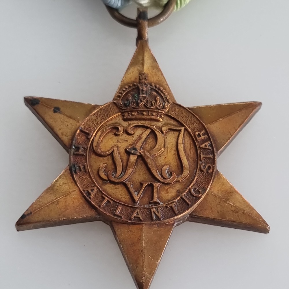 100% Original WW11 Atlantic Star Medal
