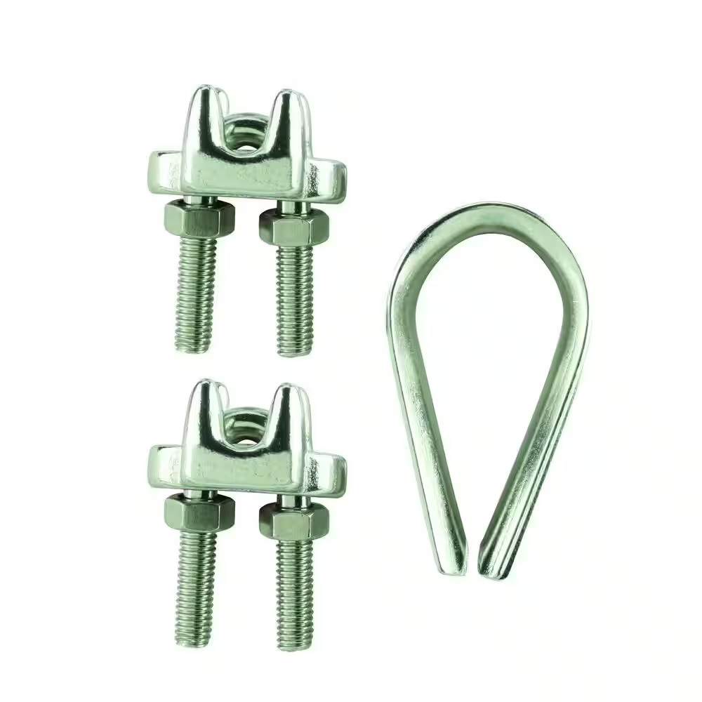 1/16 In. Stainless Steel Clamp Set (3-Pack)