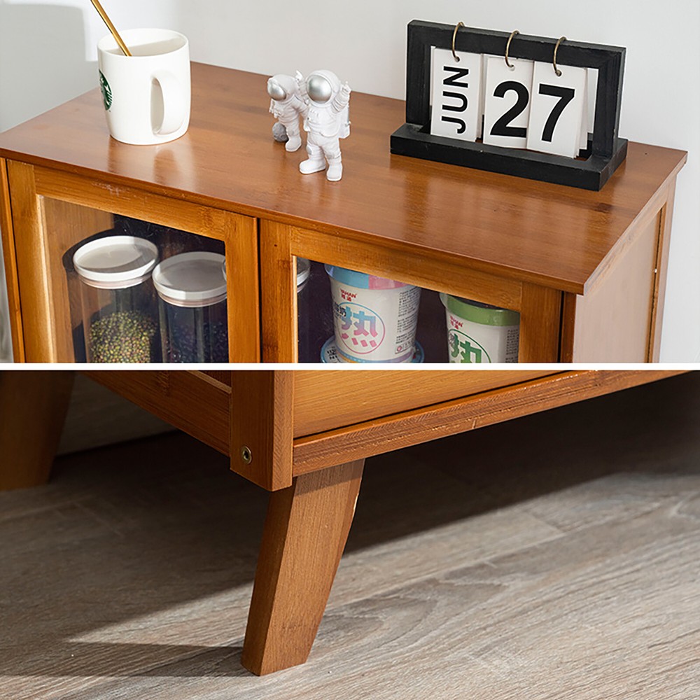 Accent Storage Cabinet with 2 Doors Buffet & Sideboard Decorative Cabinet