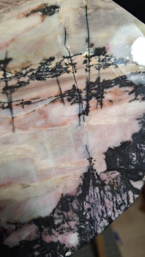 Large Rhodonite Slab