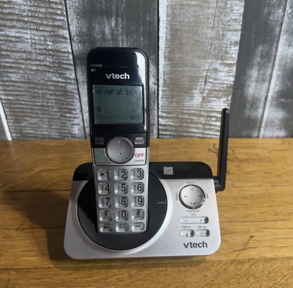 VTech CS5229-2 DECT 6.0 2-Handset Cordless Phone With Answering Machine Tested