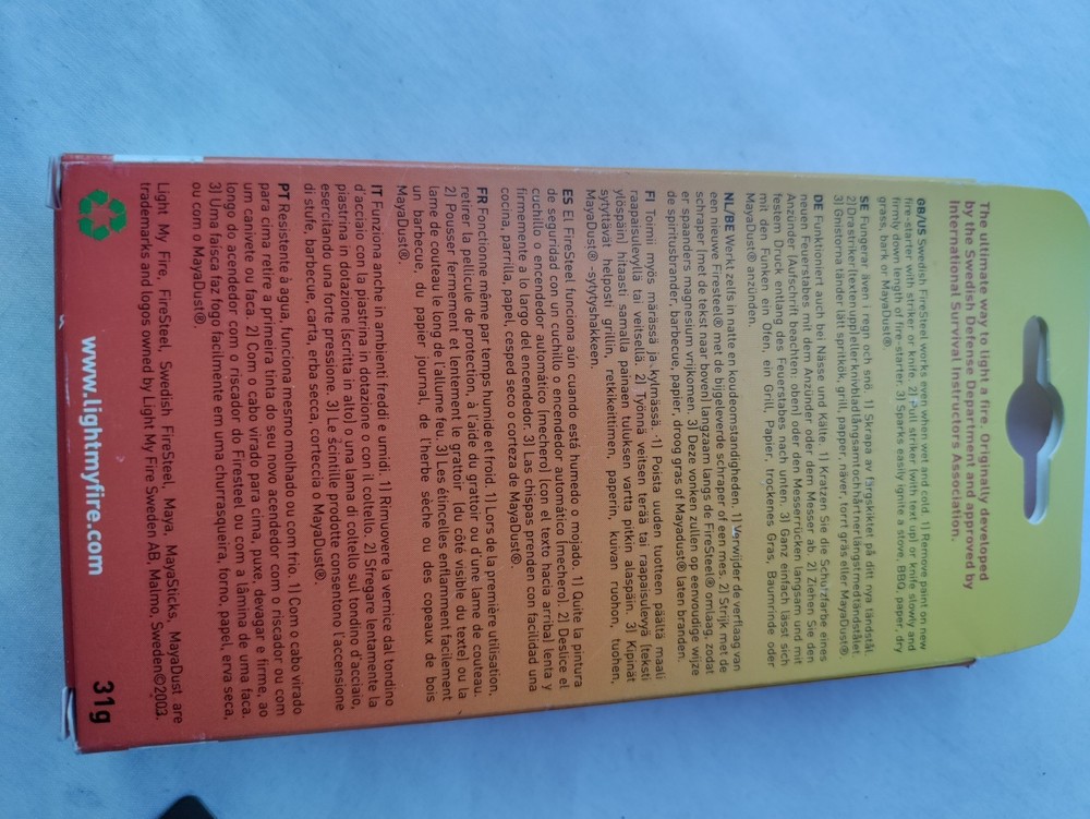 Survival Kit Lot Fire Starter Magnet Mirror Sharpener Camping Emergency kit