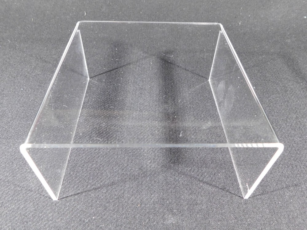 Display Stand Riser Type Short Clear Lucite Large Size