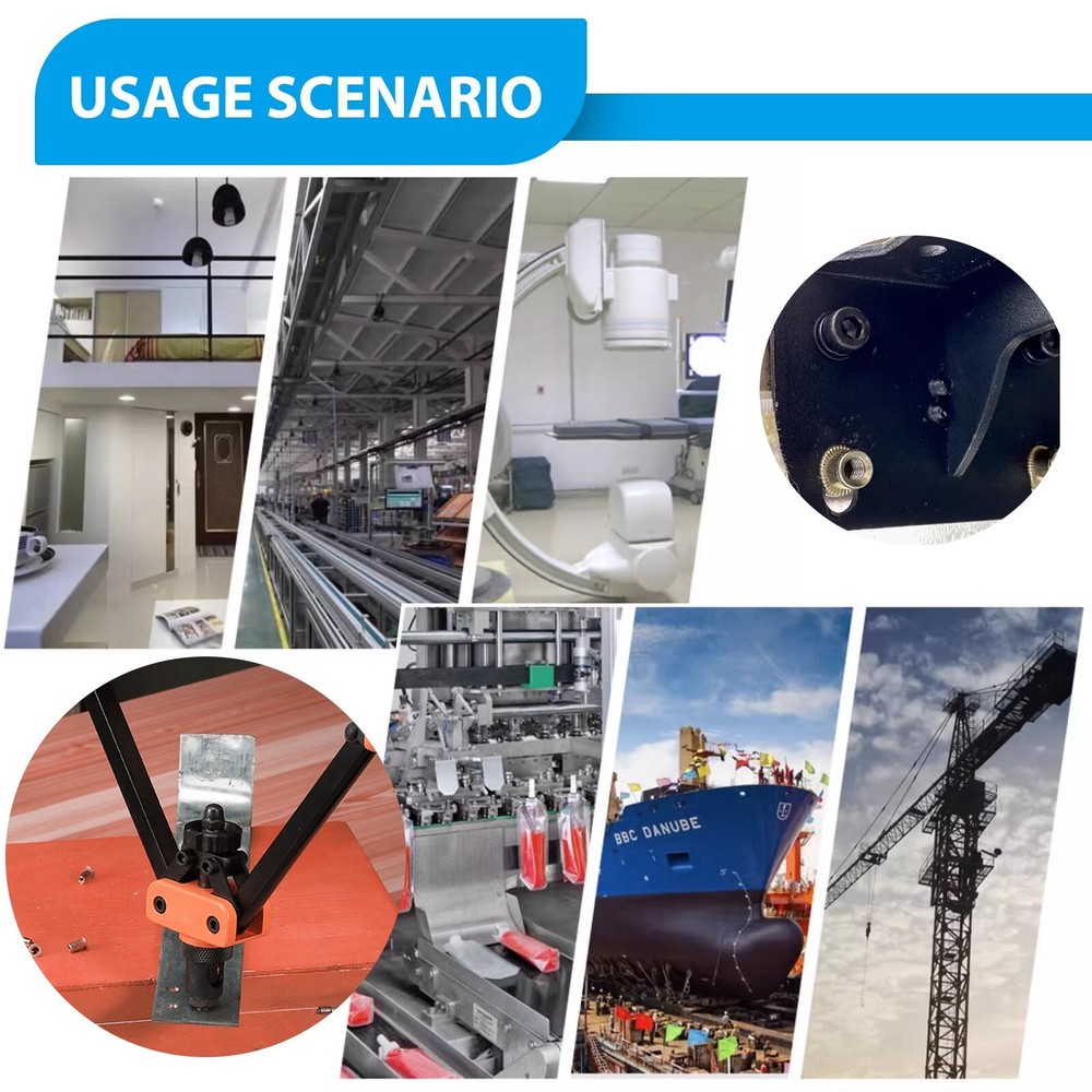 Rivet Nut Gun Kit Rivnut Tool Nut Setter Thread Setting Nutsert Tool SAE&Metric