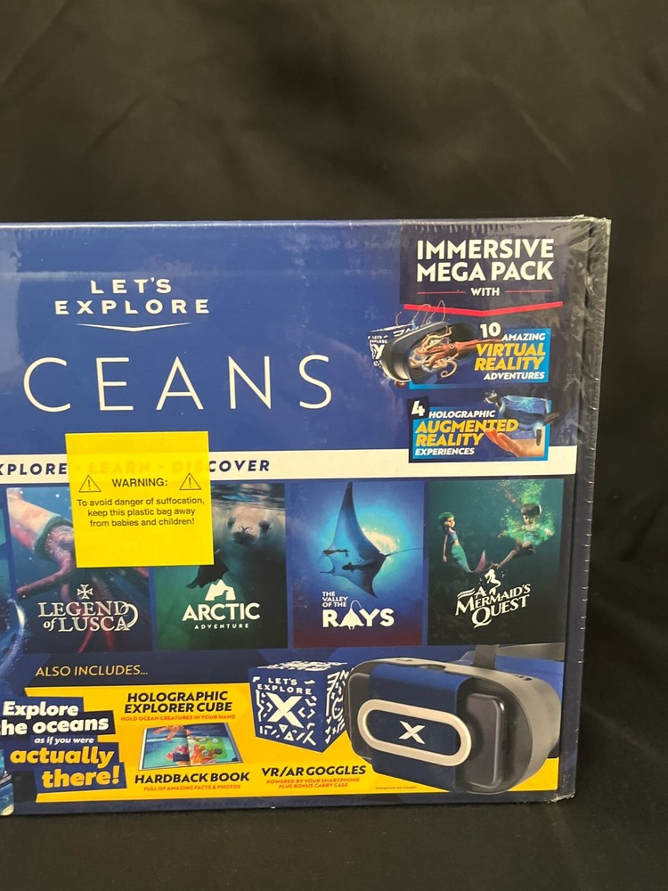 Let's Explore Oceans Immersive Mega Pack Bluetooth Smartphone VR Headset