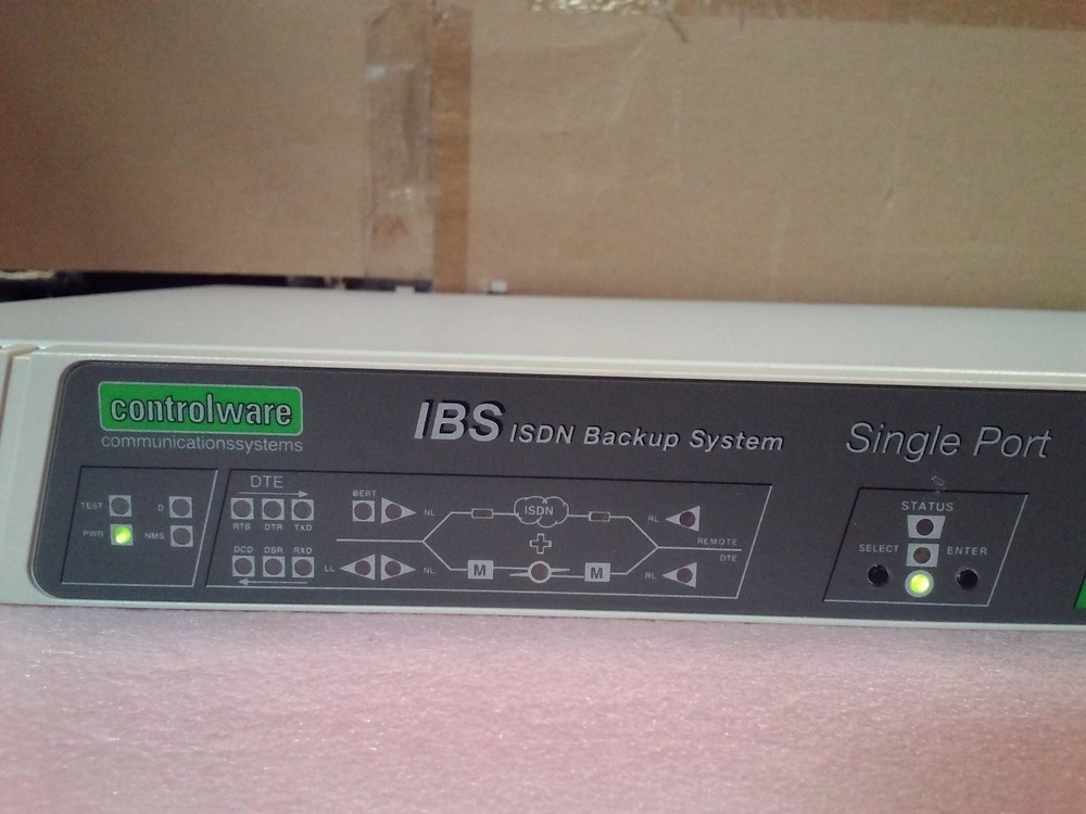 CONTROLWARE Communications Systems IBS ISDN Backup System Single Port IBSSP-S004