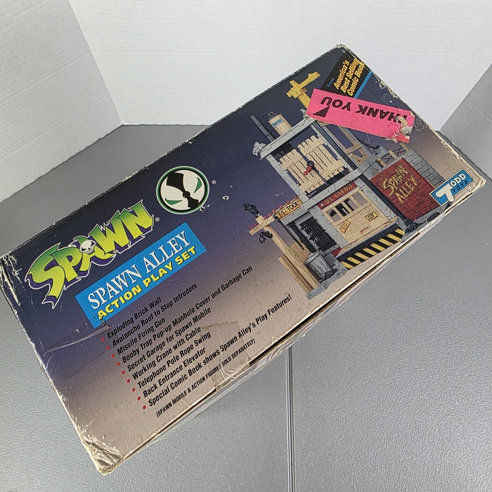 SPAWN ALLEY PLAYSET OPEN BAD BOX
