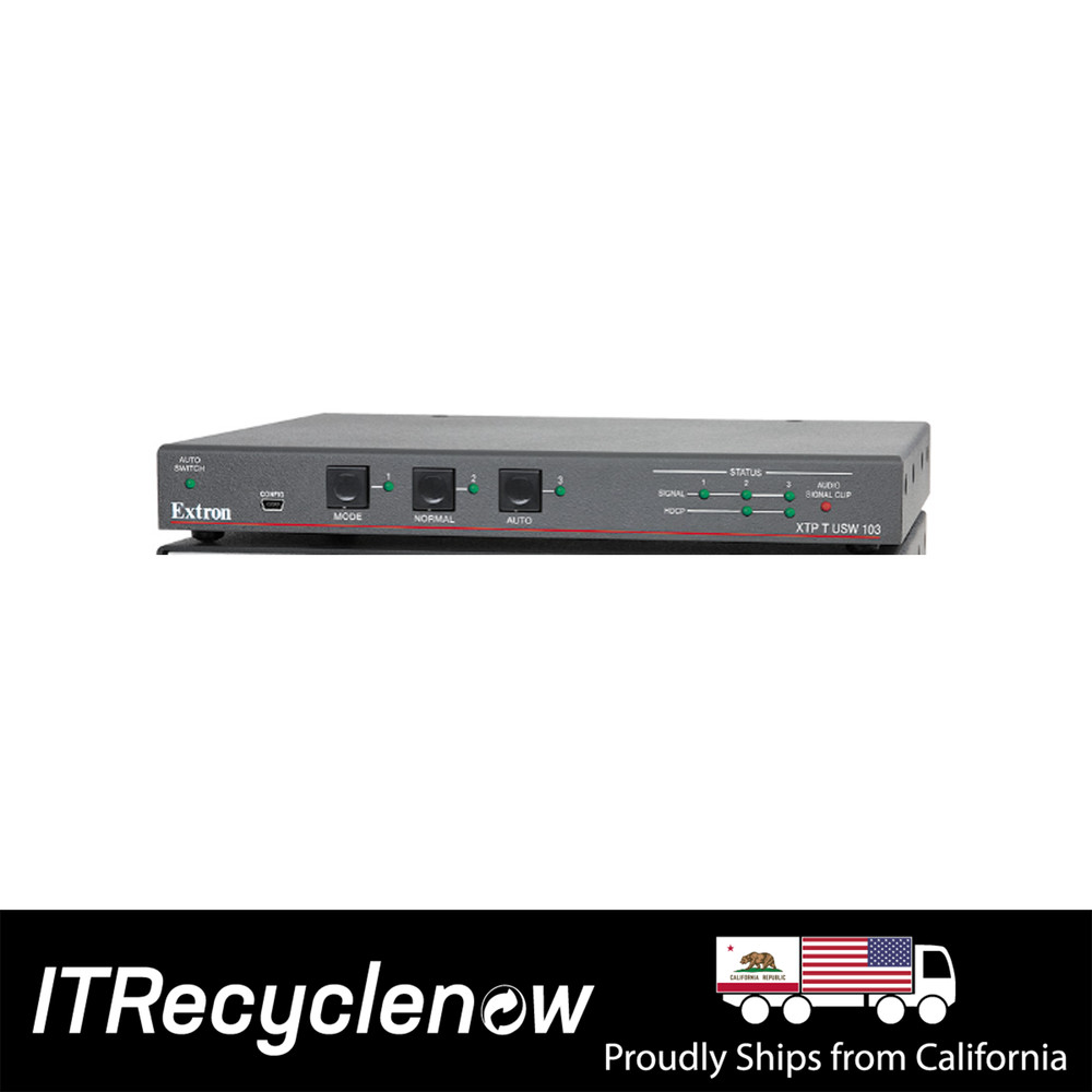 Extron XTP T USW 103 Three Input XTP Switcher Integrated Transmitter HDMI