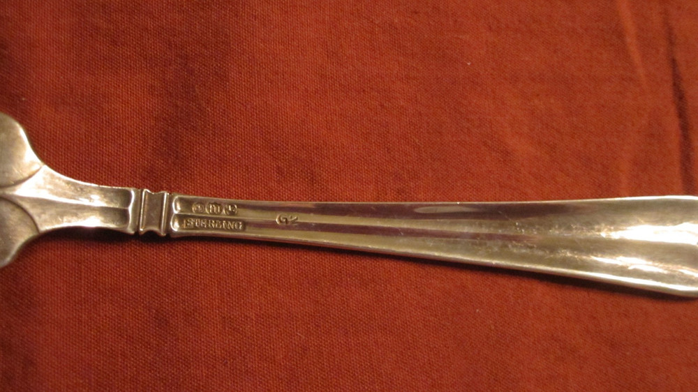 STERLING SILVER WATSON GEORGE II FORK 7 1/4" NO MONOGRAM