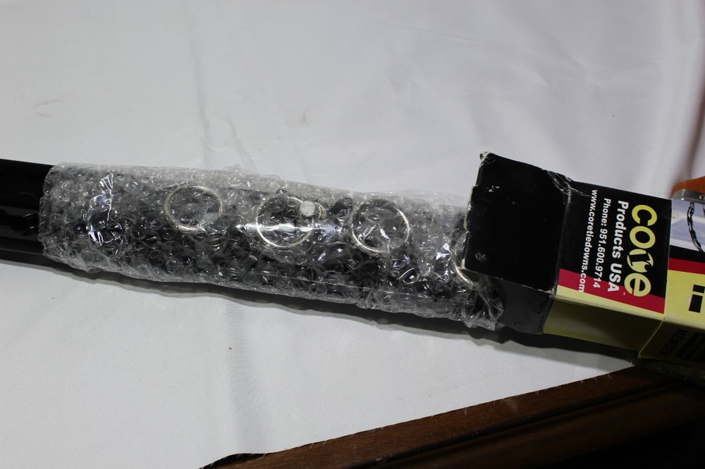 2-pc 3' ft New CORE UNITRAX 1000 Anodized Black Track Tie down System