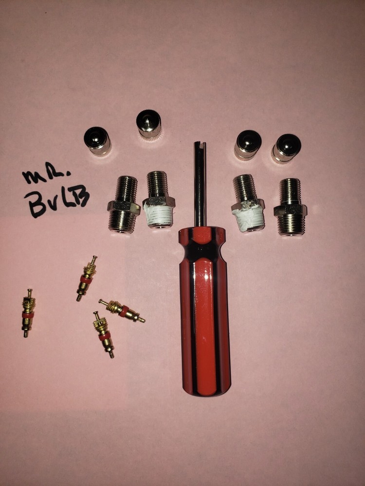 🤡🔥🧯 13 pc  WATER FIRE EXTINGUISHER REPLACEMENT SCHRADER VALVE  W/CORE TOOL🤡