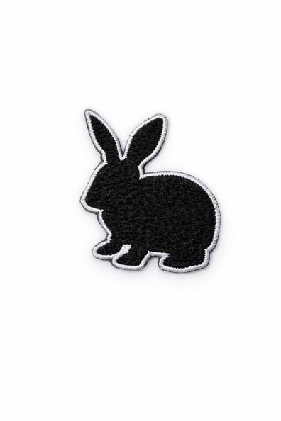 Patch Embroidered Iron-On Or Sew-On Rabbit
