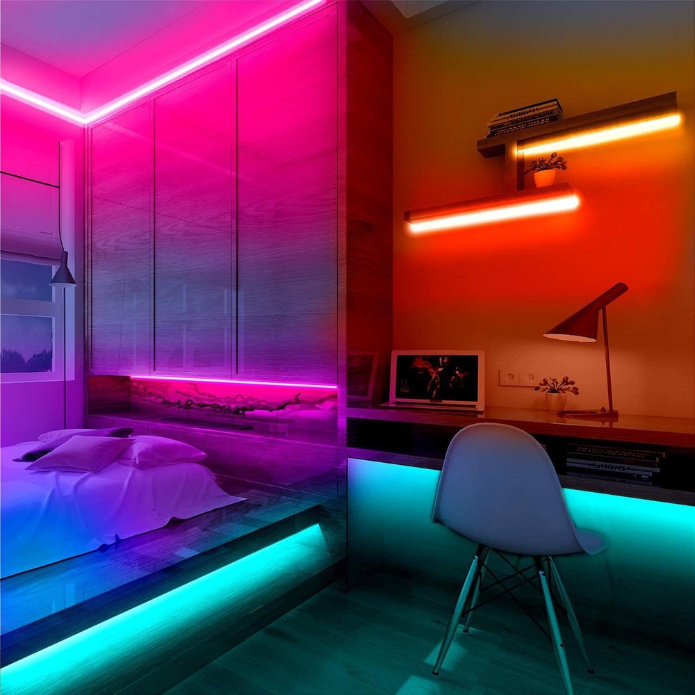 Day Better Led Lights Color Changing Led Strip Lights with Remote Controller60Ft